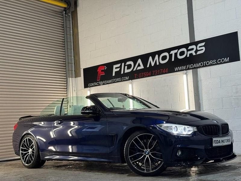 Used BMW 440 M Sport 326 HP (239 kW) 2016 Blue Cabriolet