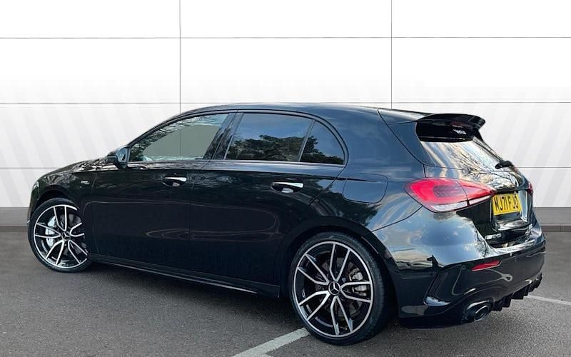 Used Mercedes A35 AMG Premium 306 HP (225 kW) 2021 Black Hatchback