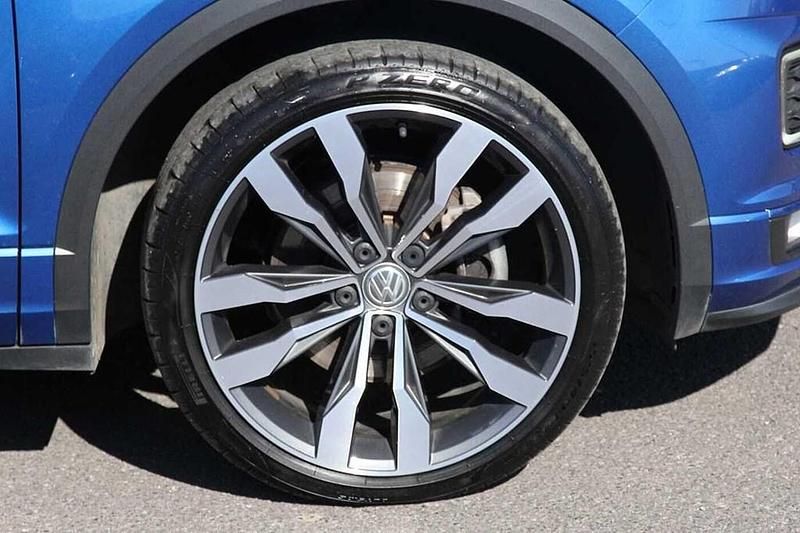 Used VW T-Roc R-line 150 HP (110 kW) 2020 Blue SUV