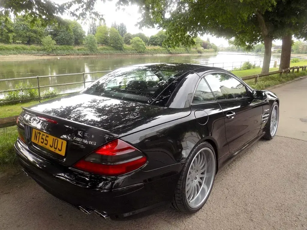 Used Mercedes SL55 AMG AMG 2005 Black Cabriolet