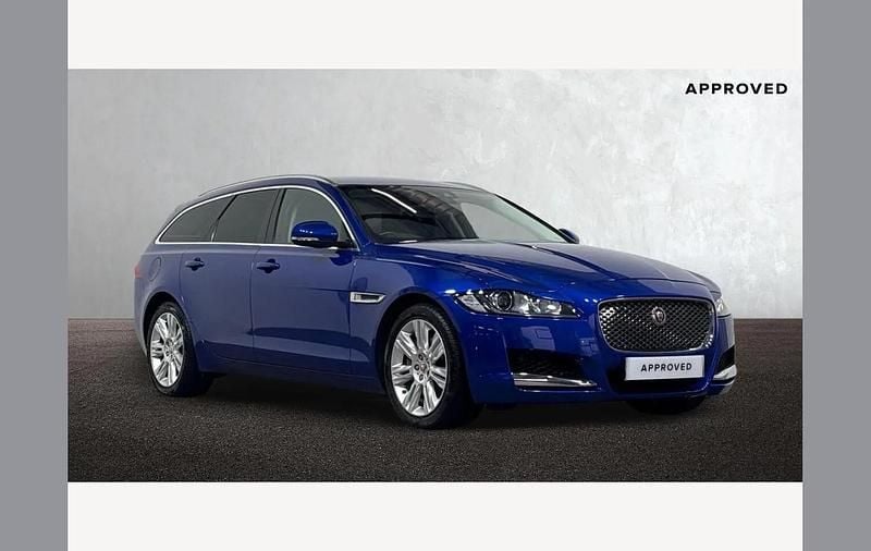 Blue Used 2019 Jaguar XF Sportbrake Portfolio Estate | £15,995 (Fair price) - Image 1/4