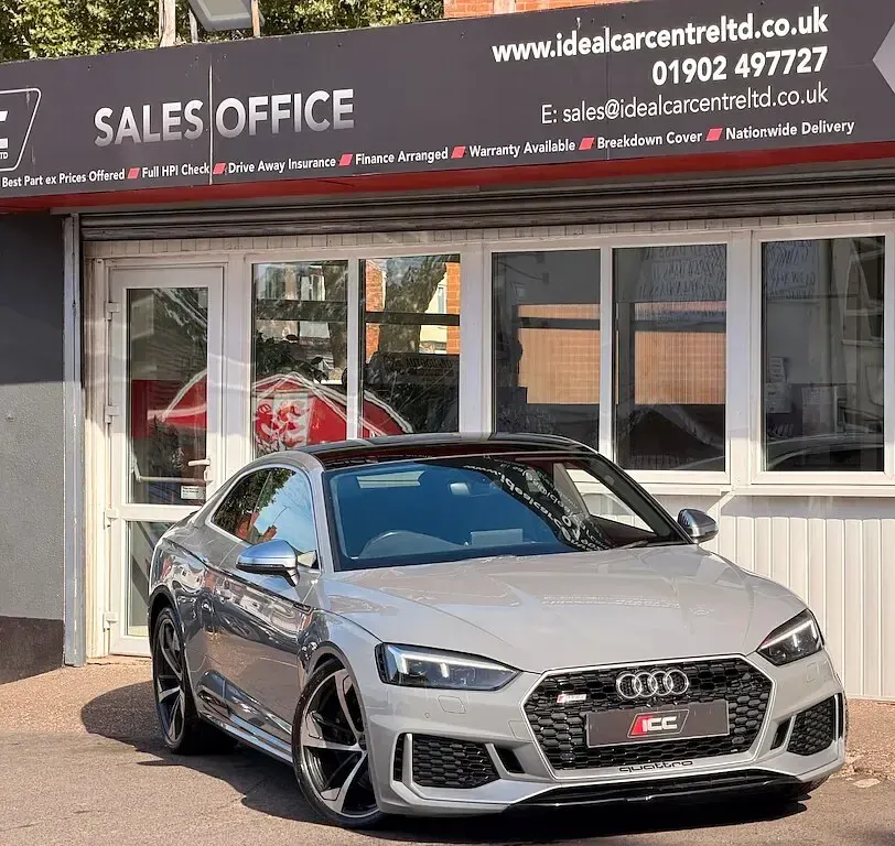 Used Audi RS5 Basis 450 HP (330 kW) 2018 Grey Coupe