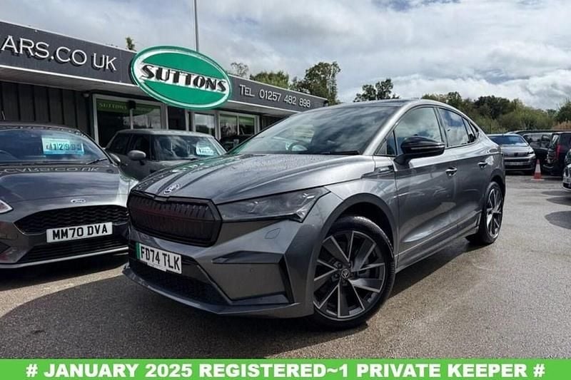 Grey Used 2025 Skoda Enyaq iV SportlinePlus SUV | £31,750 (Fair price) - Image 1/1