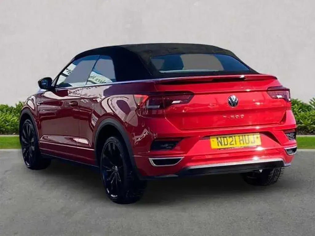 Used VW T-Roc Cabriolet R-line 150 HP (110 kW) 2021 Red Cabriolet