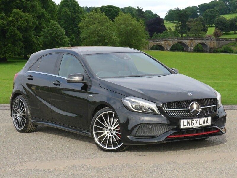 Cosmos black Used 2017 Mercedes A250 AMG Hatchback | £14,800 (Fair price) - Image 1/4