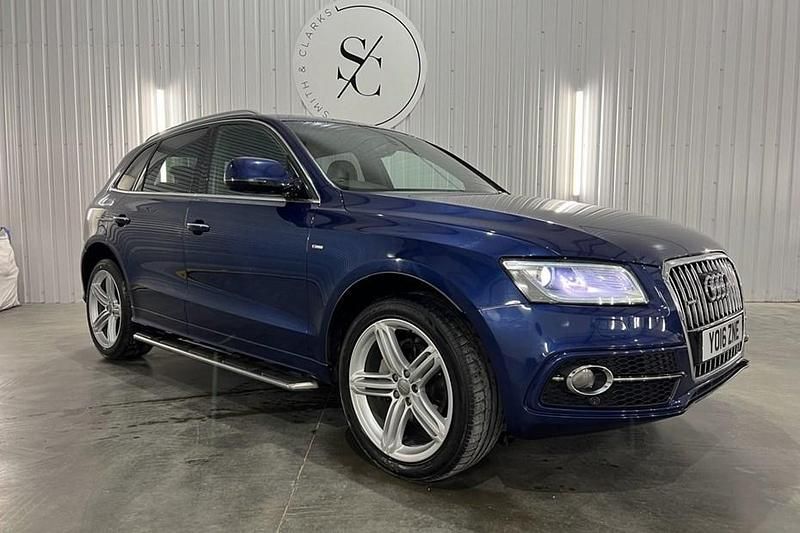 Used Audi Q5 S-line plus 190 HP (139 kW) 2016 Blue SUV