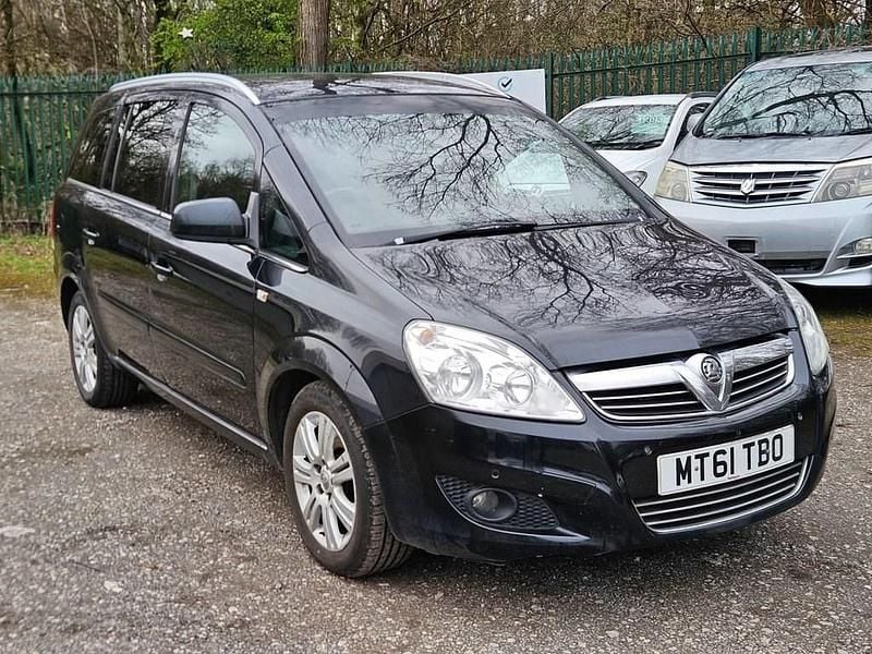 Used Vauxhall Zafira Elite 110 HP (80 kW) 2011 Black MPV