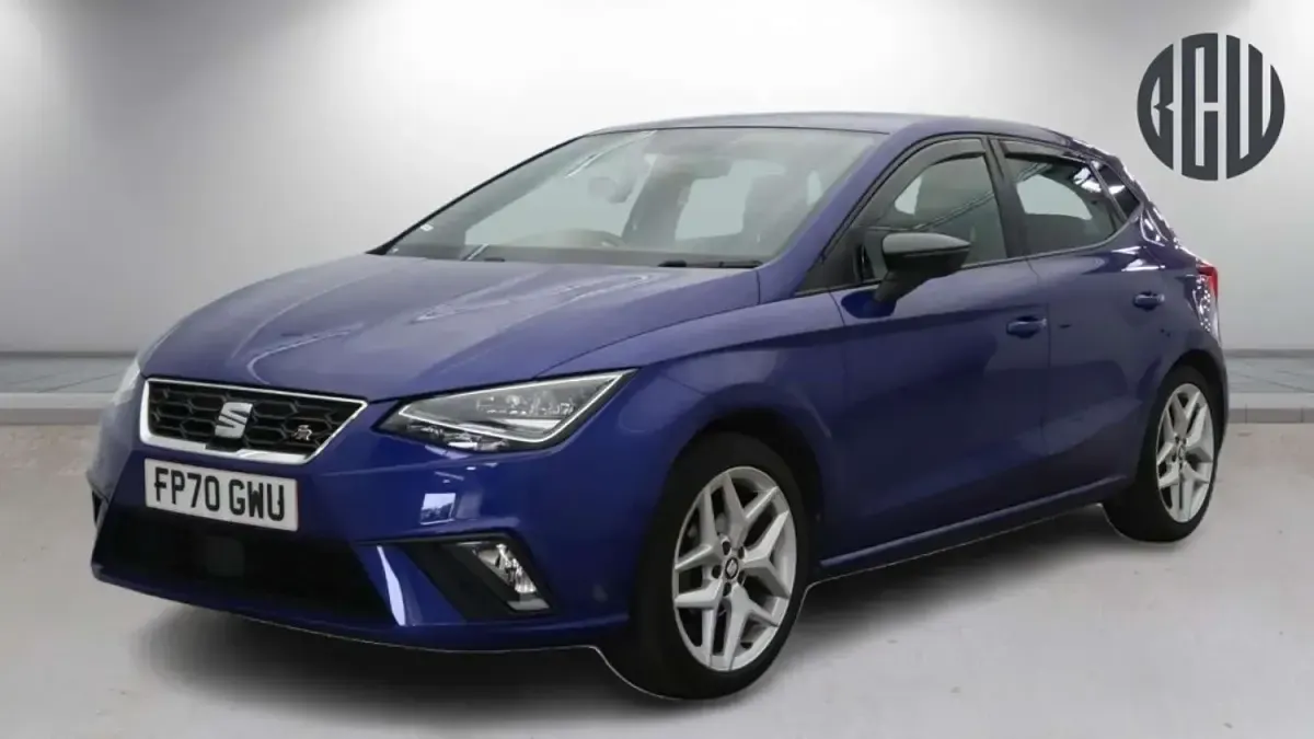 Used Seat Ibiza FR 95 HP (69 kW) 2020 Blue Hatchback