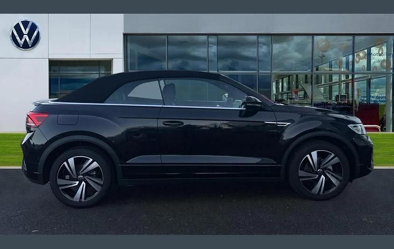 New VW T-Roc Cabriolet R-line 150 HP (110 kW) 2025 Black Cabriolet