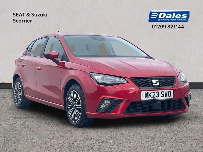 Desire red Used 2023 Seat Ibiza SE Technology Hatchback | £14,000 (Fair price) - Image 1/4