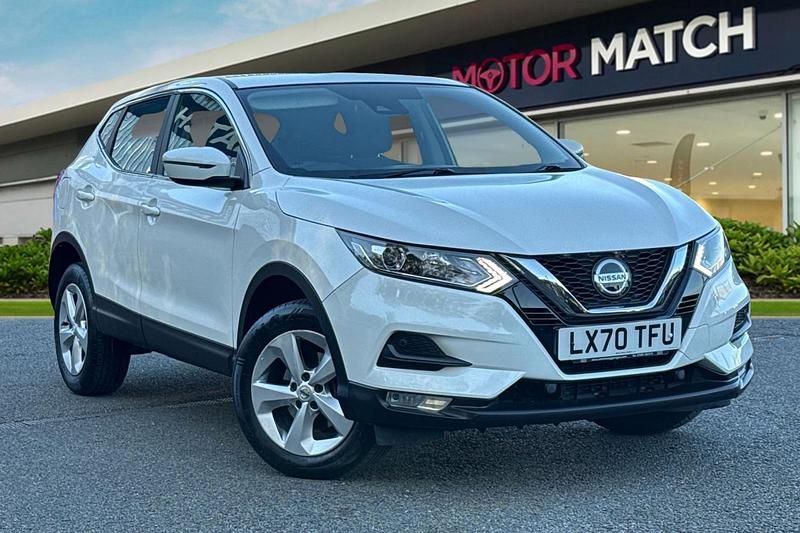 White Used 2020 Nissan Qashqai Acenta Premium SUV | £14,779 (Super price) - Image 1/4