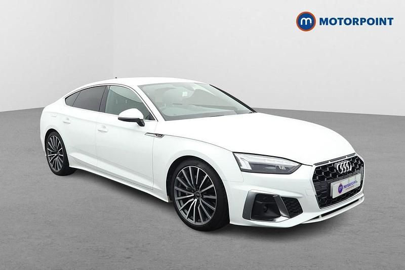 Used Audi A5 S-Line 2022 White Hatchback