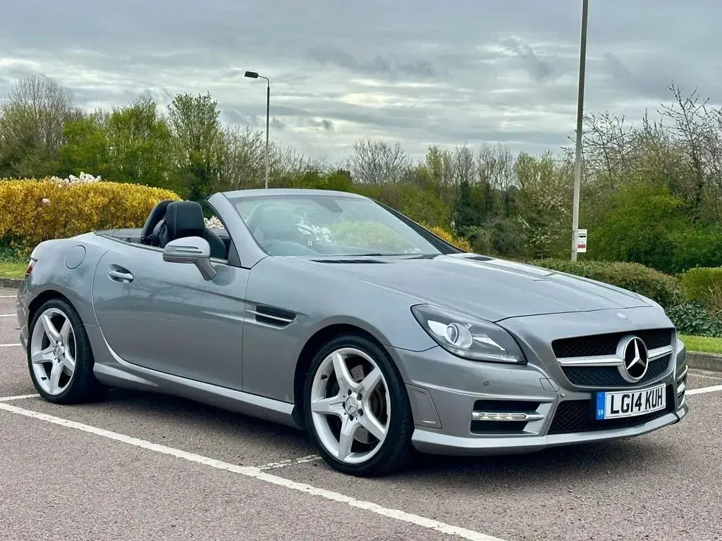 Used Mercedes SLK200 AMG 184 HP (135 kW) 2014 Silver Cabriolet