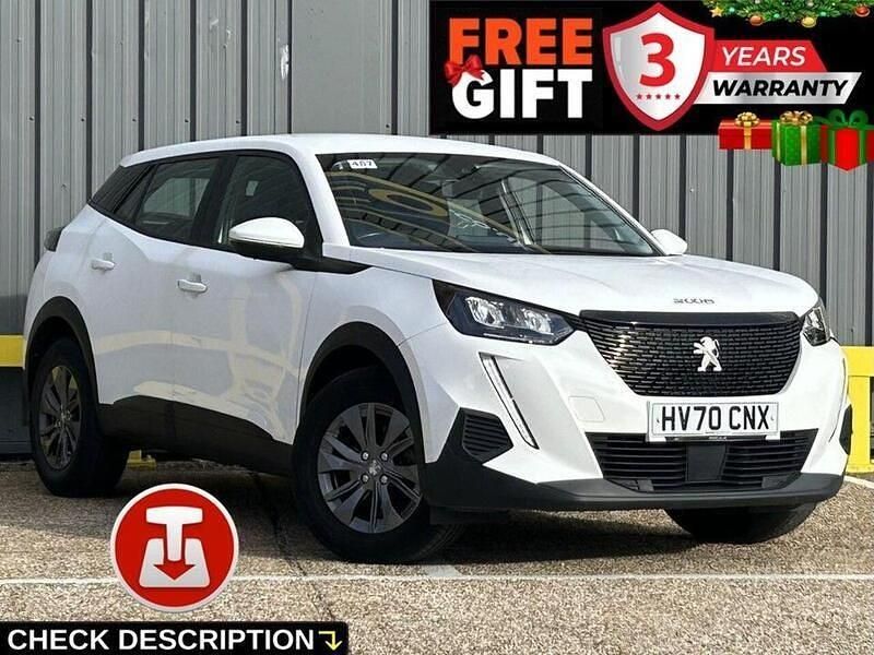 White Used 2020 Peugeot 2008 Active SUV | £12,690 (Fair price) - Image 1/4