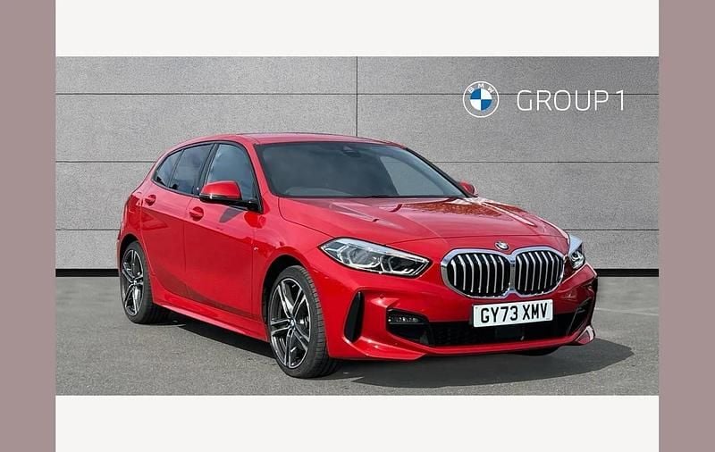 Used BMW 118 M Sport 136 HP (100 kW) 2023 Red Hatchback
