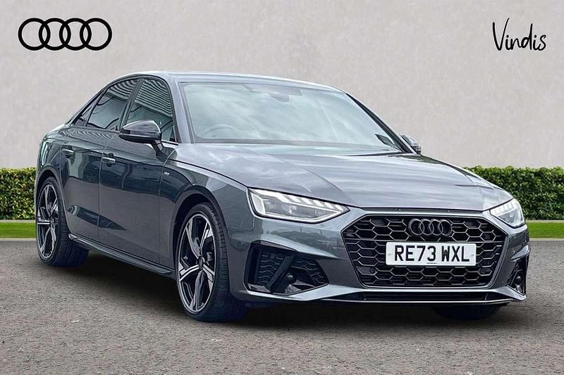Grey Used 2023 Audi A4 Black Edition Sedan | £28,195 (Expensive) - Image 1/4