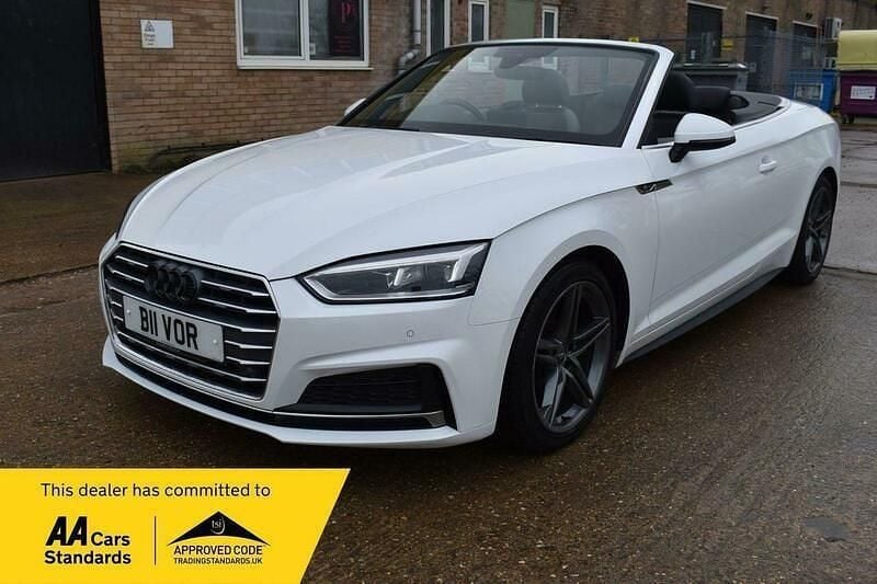 White Used 2018 Audi A5 Cabriolet S-Line Cabriolet | £11,495 (Fair price) - Image 1/4