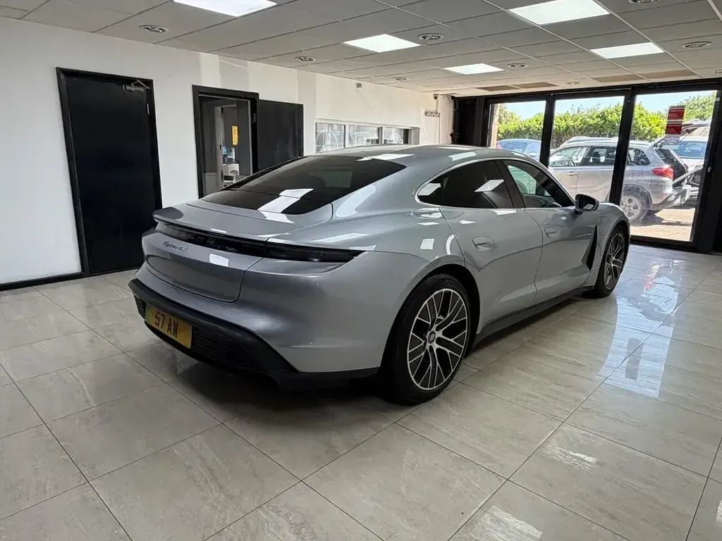 Used Porsche Taycan Performance Package 419 kW (571 HP) 2020 Silver Sedan