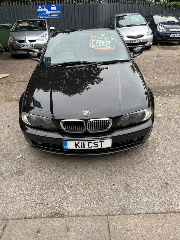Used BMW 320 Cabriolet 2002 Black Cabriolet