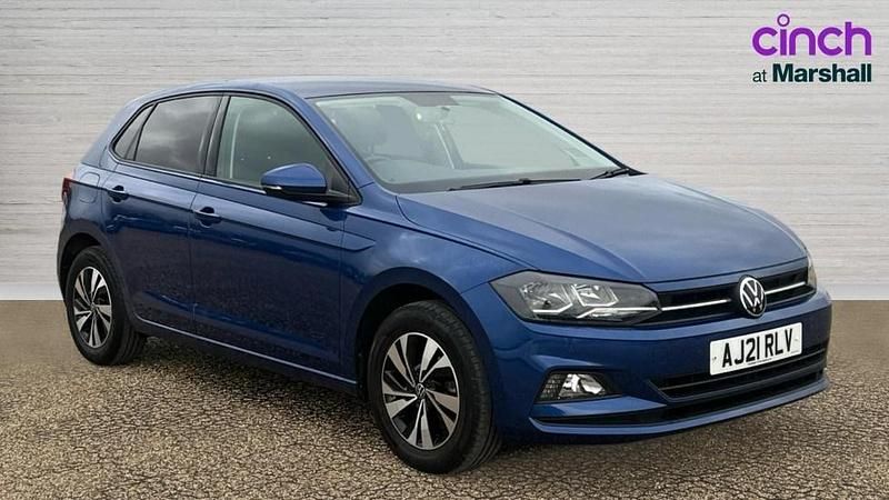 Blue Used 2021 VW Polo Match Hatchback | £14,295 (Fair price) - Image 1/4