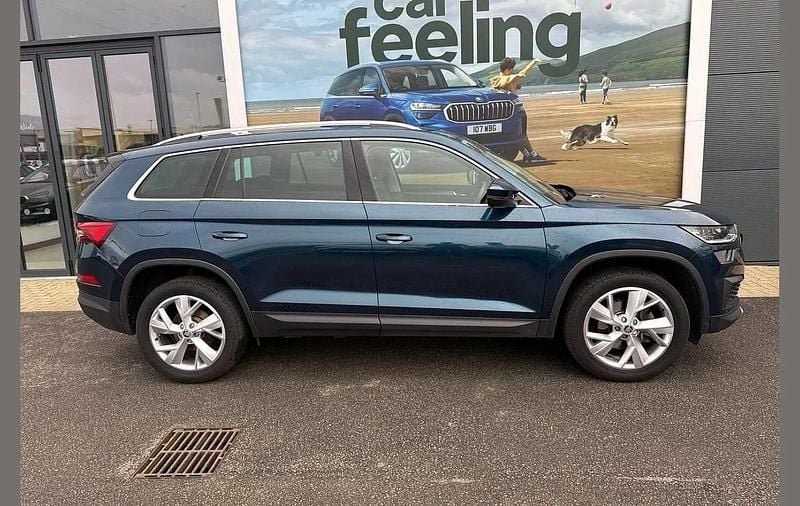 Used Skoda Kodiaq SE L Executive 147 HP (108 kW) 2024 Petrol blue metallic SUV