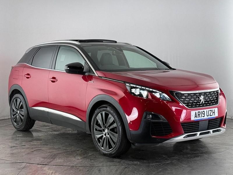 Red Used 2019 Peugeot 3008 Premium Hatchback | £10,500 (Good price) - Image 1/4