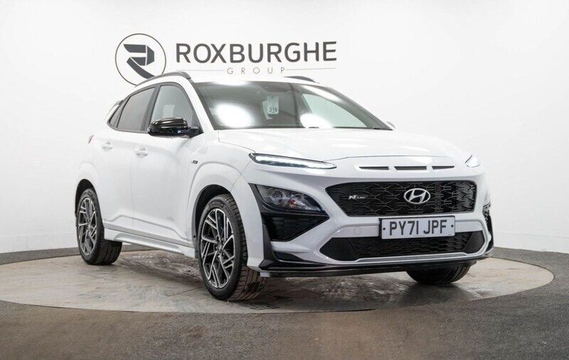 White Used 2022 Hyundai Kona N Line SUV | £12,290 (Good price) - Image 1/4