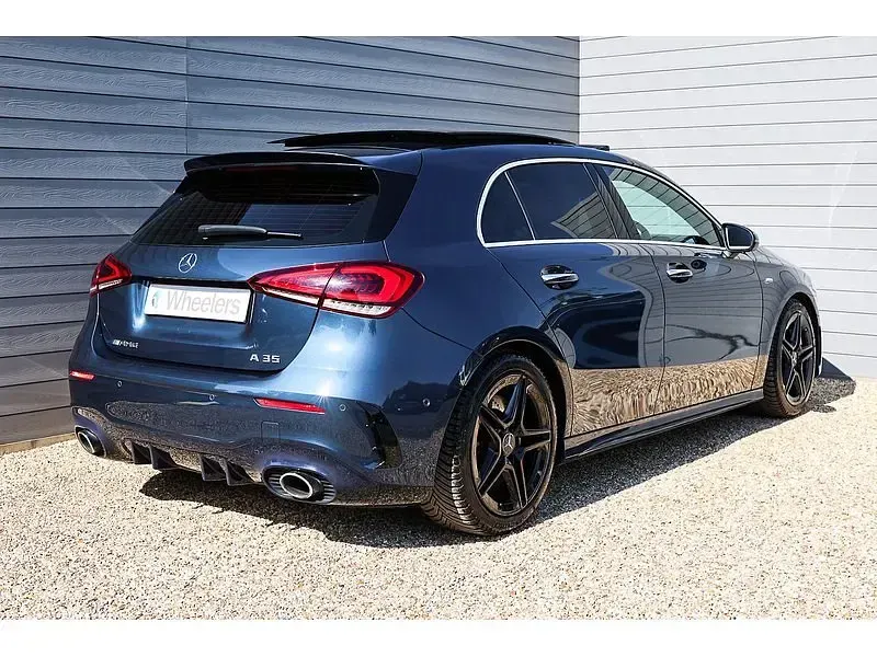 Used Mercedes A35 AMG Premium Plus 2019 Blue Hatchback