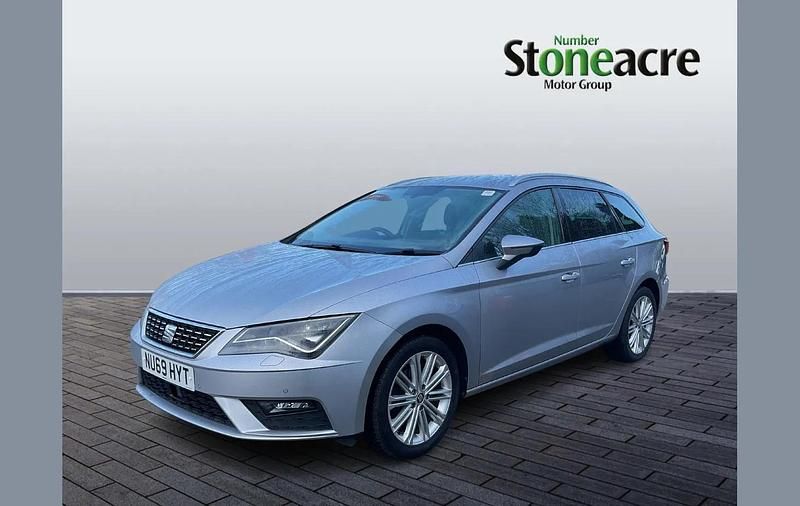Used Seat Leon ST XCELLENCE 150 HP (110 kW) 2019 Silver Estate