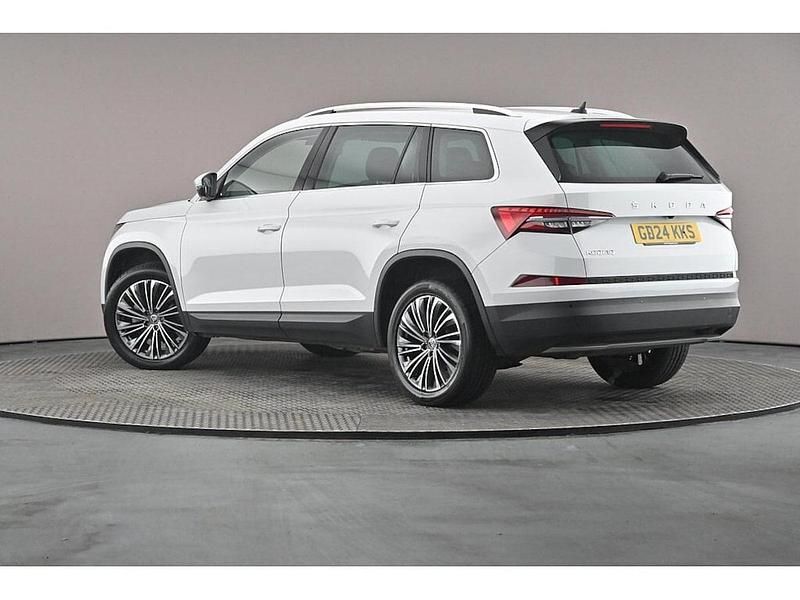 Used Skoda Kodiaq SE L Executive 110 HP (80 kW) 2024 Moon white metallic SUV
