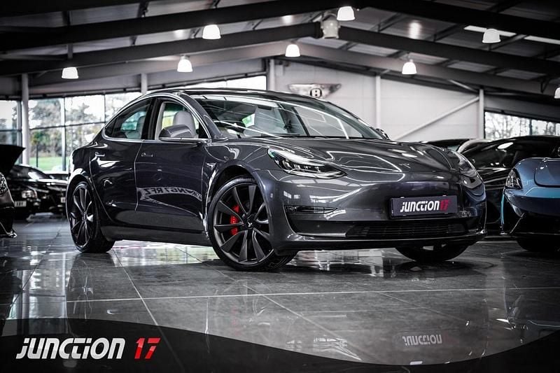 Grey Used 2019 Tesla Model 3 Performance Sedan | £17,475 (Fair price) - Image 1/4