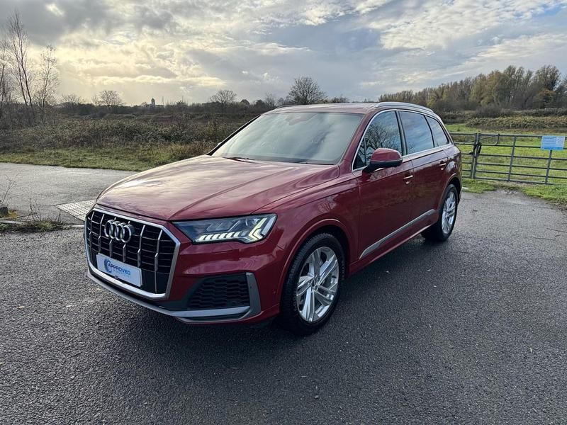 Usado Audi Q7 S-Line 282 CV (207 kW) 2020 Rojo SUV
