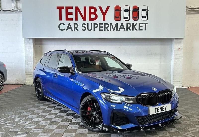 Blue Used 2021 BMW M340 M Sport Sedan | £28,795 (Fair price) - Image 1/3