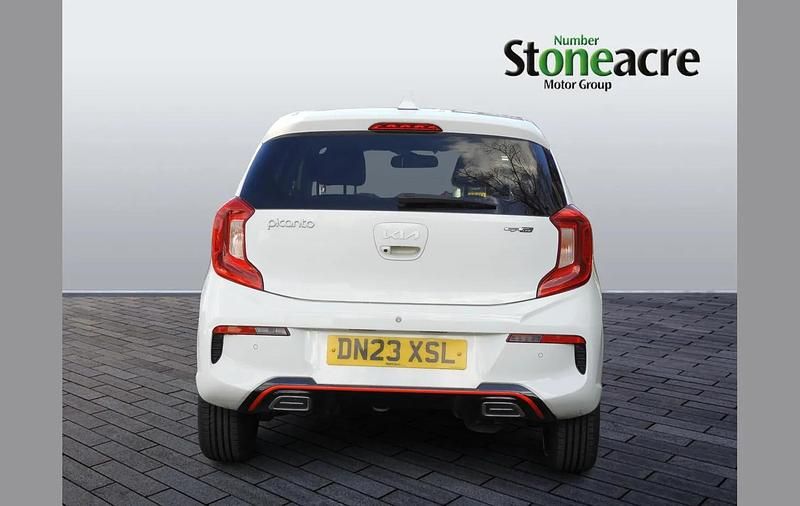Used Kia Picanto GT-Line S 99 HP (72 kW) 2023 White Hatchback