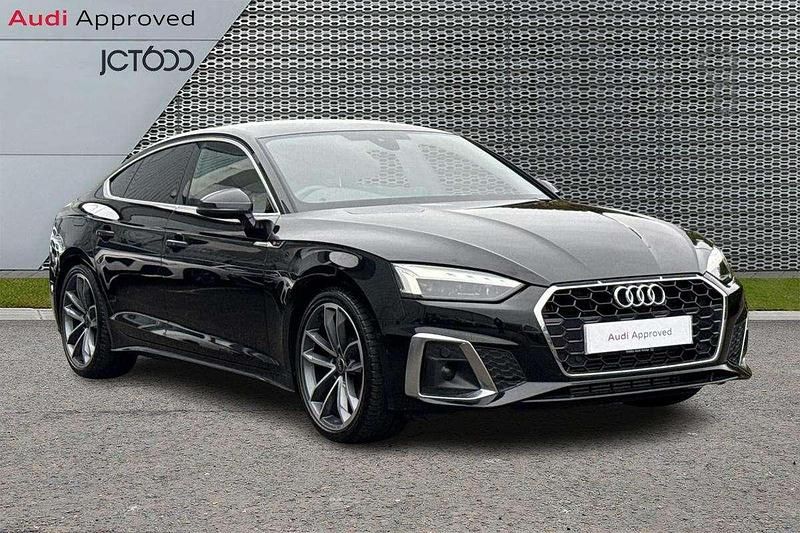Black Used 2024 Audi A5 Sportback S-Line Hatchback | £28,700 (Good price) - Image 1/4