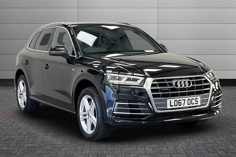 Mythos black Used 2017 Audi Q5 S-Line SUV | £18,999 (Good price) - Image 1/2