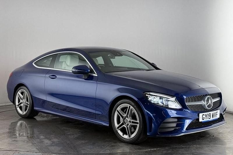 Blue Used 2019 Mercedes C200 AMG Line Premium Coupe | £20,550 (Fair price) - Image 1/1