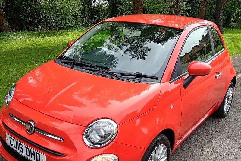 Used Fiat 500 Pop Star 69 HP (50 kW) 2016 Pink Hatchback