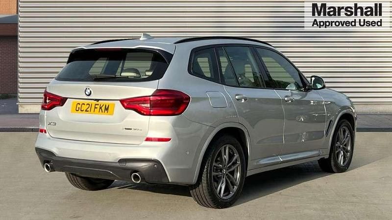 Used BMW X3 M Sport 292 HP (214 kW) 2021 Silver SUV