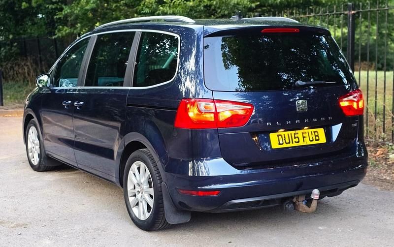 Used Seat Alhambra SE 177 HP (130 kW) 2015 Blue MPV