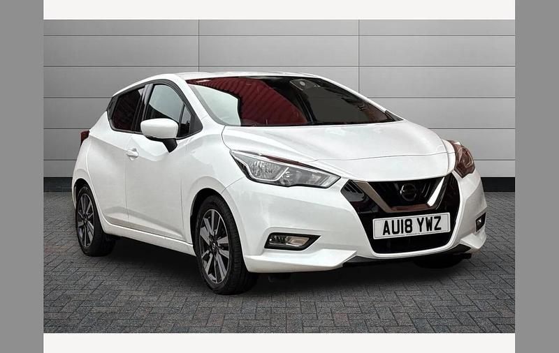 White Used 2018 Nissan Micra N-Connecta Hatchback | £8,495 (Fair price) - Image 1/2