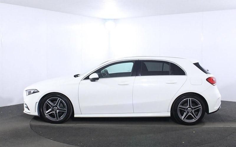 Second-hand Mercedes A180 AMG line 136 CP (100 kW) 2020 Alb Hatchback