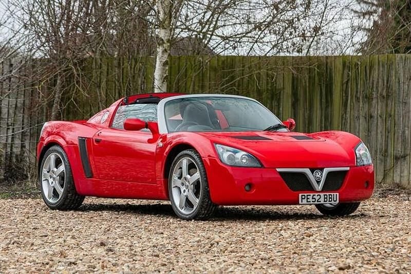 Used Vauxhall VX220 145 HP (106 kW) 2002 Red/black Cabriolet