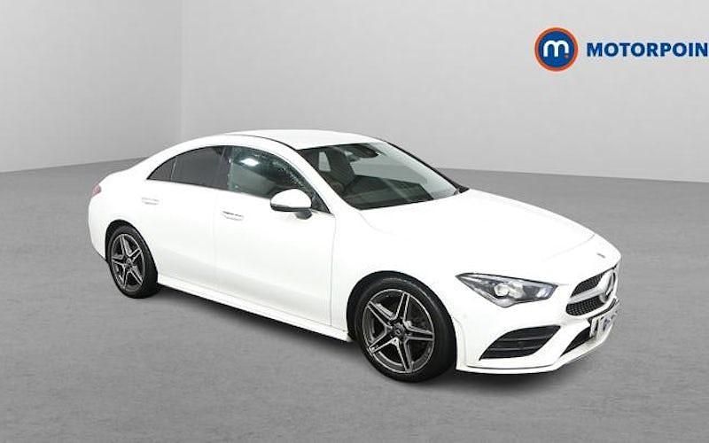 Used Mercedes CLA180 AMG Line Premium 136 HP (100 kW) 2022 White Sedan