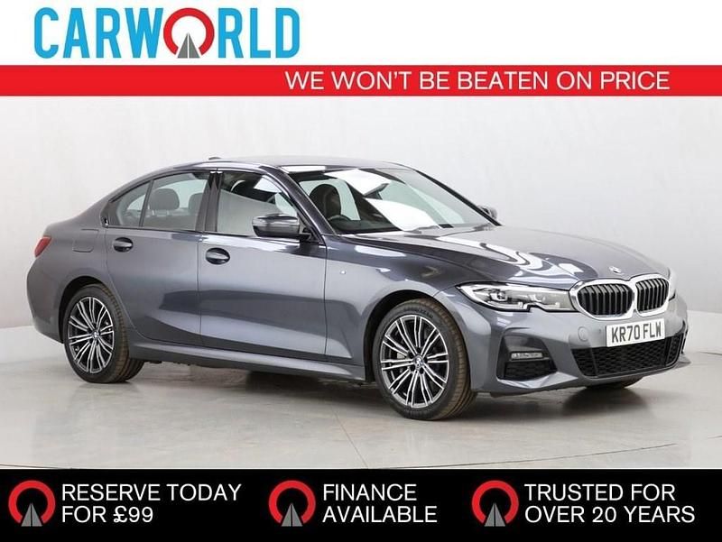 Grey Used 2020 BMW 330e M Sport Sedan | £16,042 (Fair price) - Image 1/3