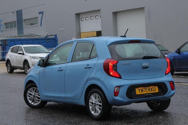 Used Kia Picanto 2022 Blue Hatchback