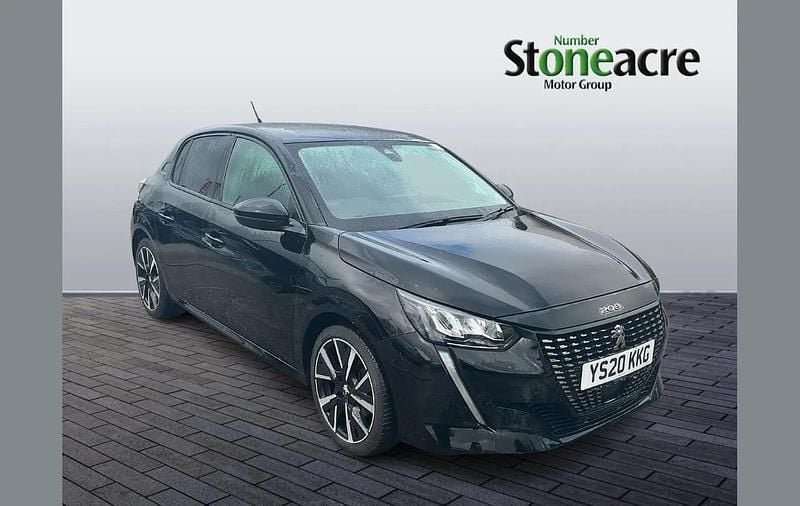 Used Peugeot 208 Allure Premium 101 HP (74 kW) 2020 Black Hatchback