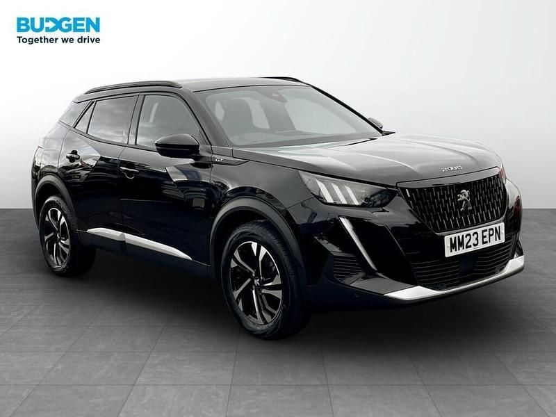 Black Used 2023 Peugeot 2008 GT SUV | £18,250 (Fair price) - Image 1/4