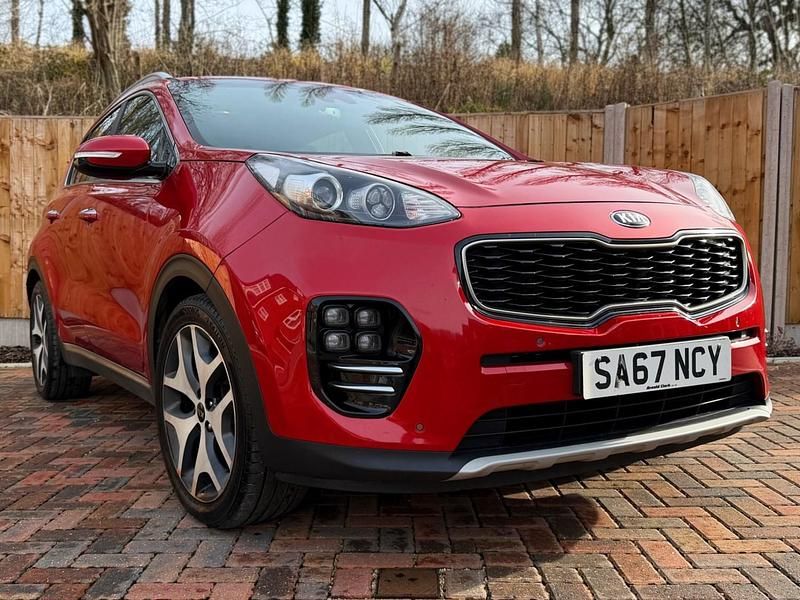 Used Kia Sportage GT-Line 114 HP (83 kW) 2017 Red SUV