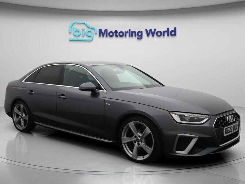 Grey Used 2022 Audi A4 S-Line Sedan | £20,800 (Good price) - Image 1/4